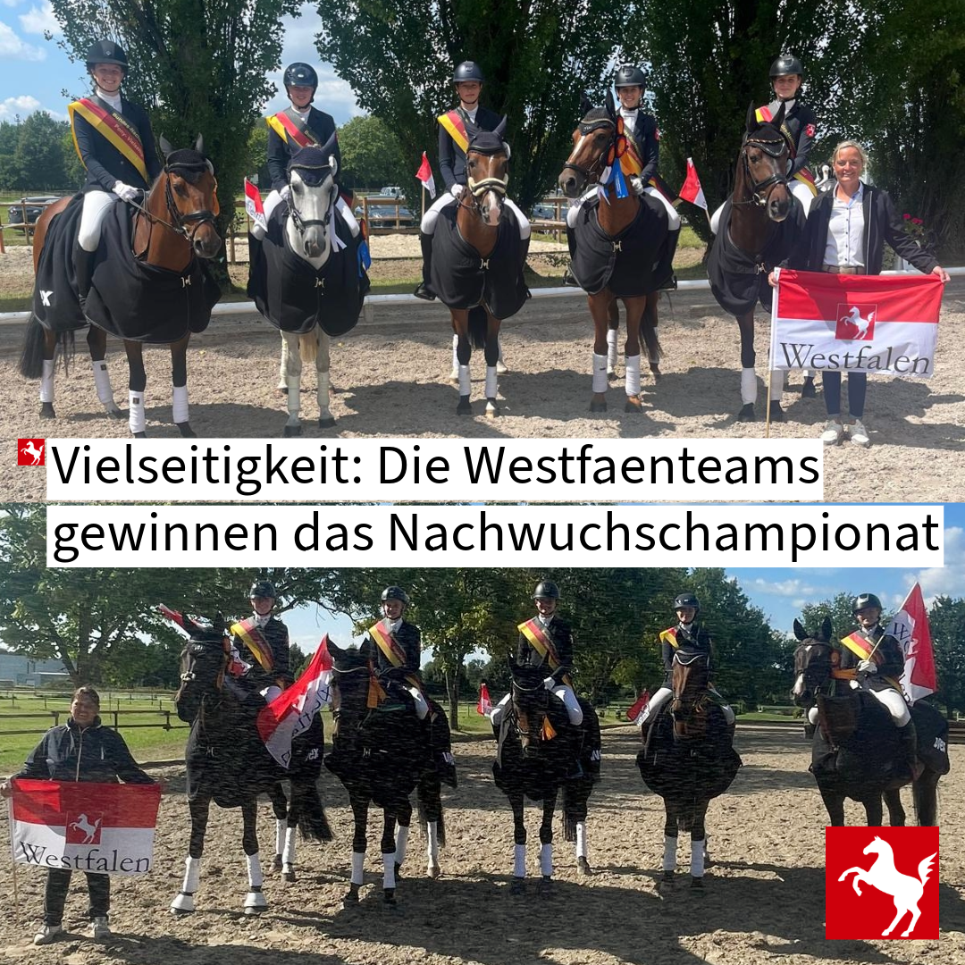 Das Westfalenteam gewinnt die Teamwertungen beim Nachwuchschampionat 2024