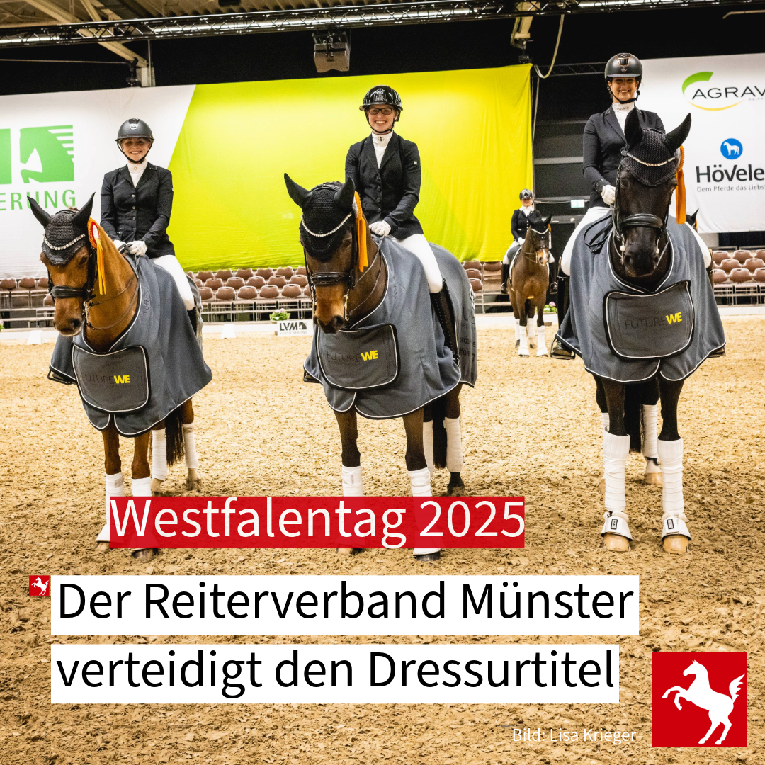 Westfalentag: Münster gewinnt erneut die Dressur 