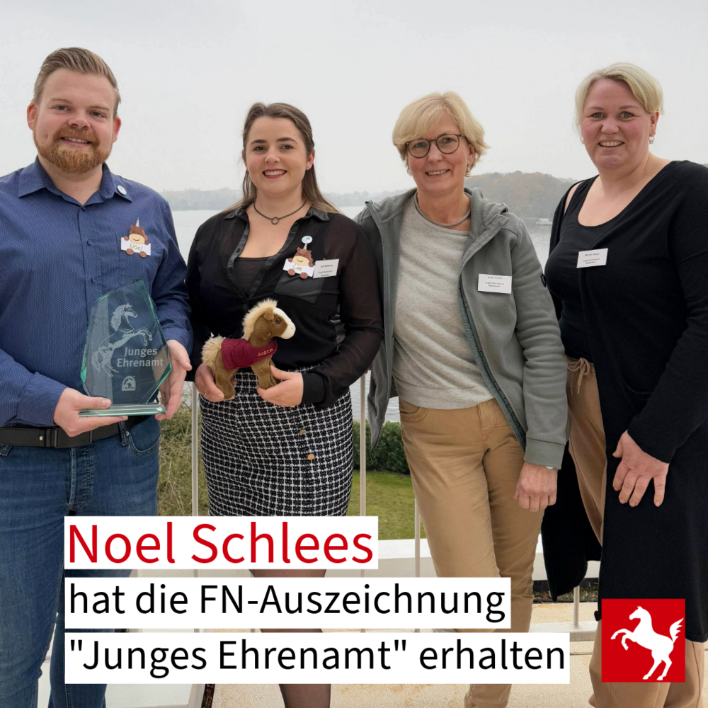 FN-Auszeichnung "Junges Ehrenamt" für Noel Schlees