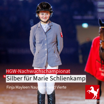 Marie Schlienkamp wurde Zweite beim Bundes-Nachwuchschampionat Springen 2025