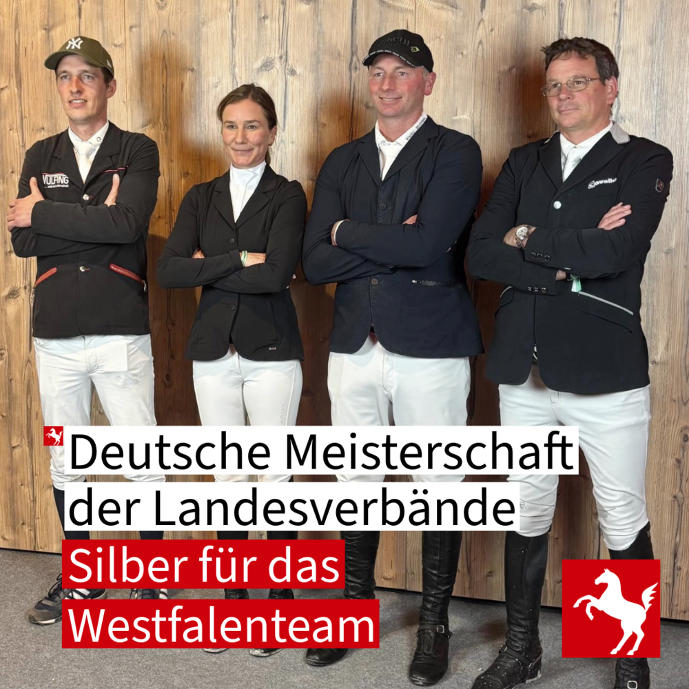 DM der Landesverbände 2ß25: Silber für das Westfalenteam DM der Landesverbände 2ß25: Silber für das Westfalenteam