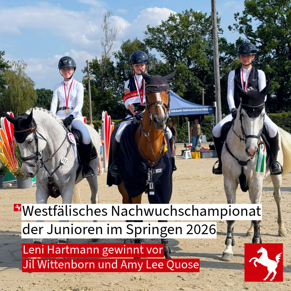 Westfälisches Nachwuchschampionat Springen 2026 Westfälisches Nachwuchschampionat Springen 2026