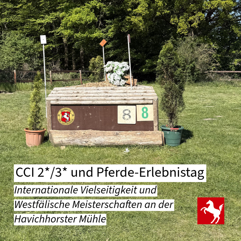 CCI 2026, Westfälische Meisterschaften und Pferde-Erlebnistag CCI 2026, Westfälische Meisterschaften und Pferde-Erlebnistag