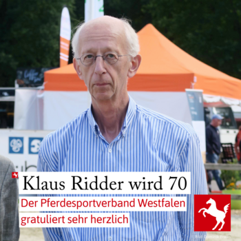 Klaus Ridder feiert seinen 70. Geburtstag