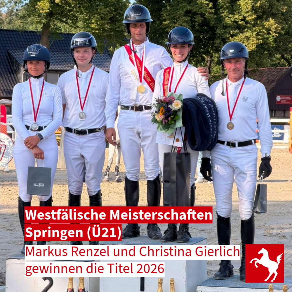 Westfälische Meisterschaften Springen 2026 (Ü21) Westfälische Meisterschaften Springen 2026 (Ü21)