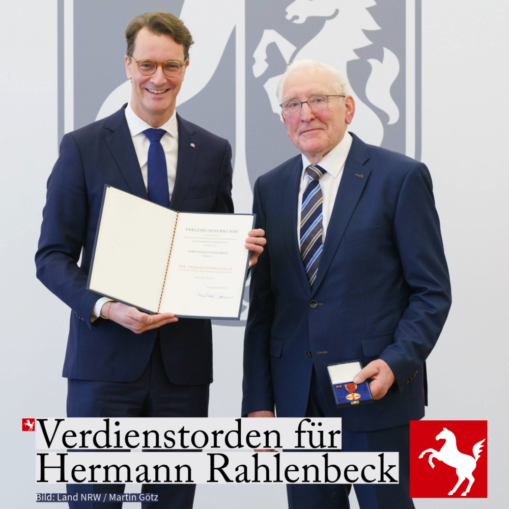 Bundesverdienstorden für Hermann Rahlenbeck