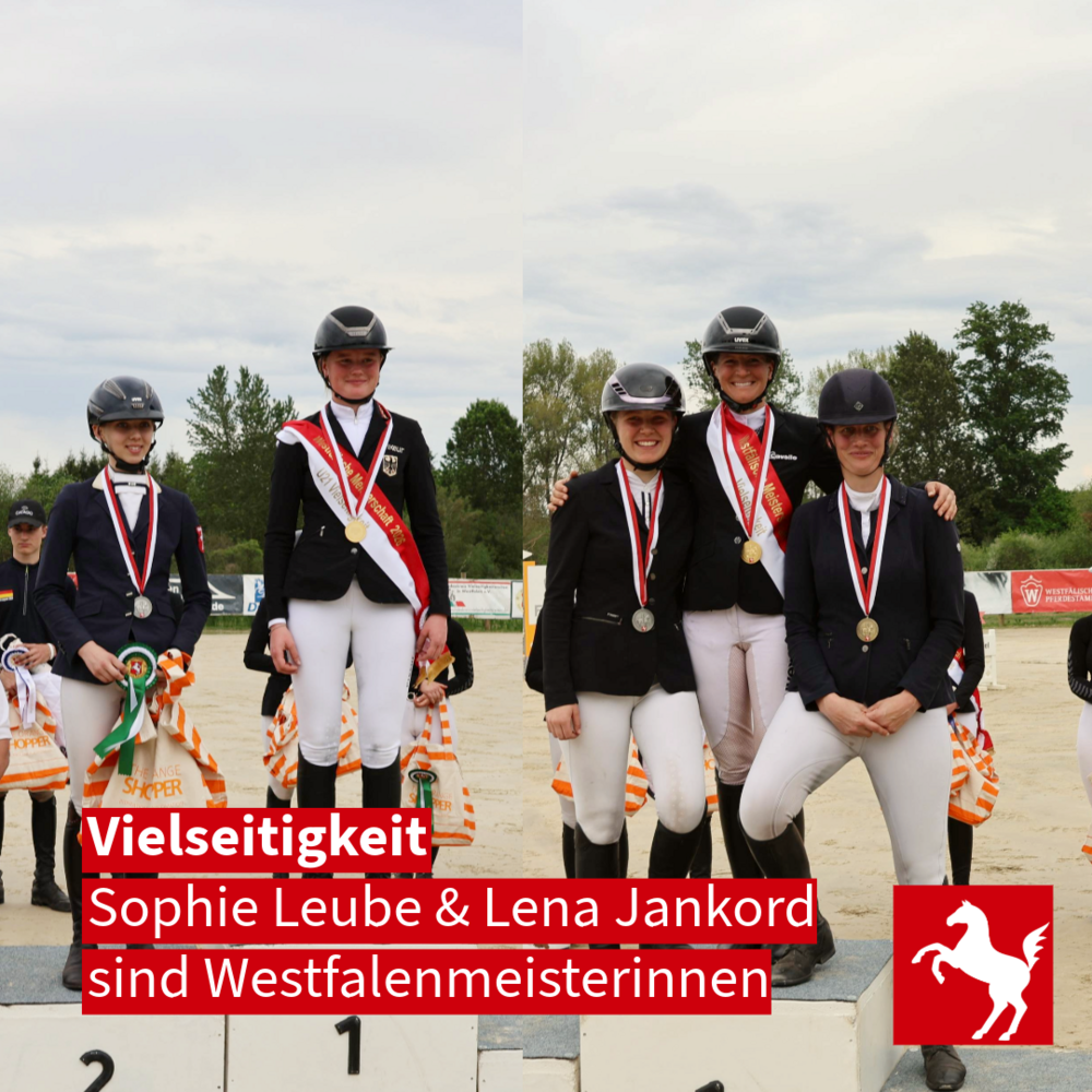 Die Westfälischen Meisterschaften in Vielseitigkeit 2026 sind entschieden Die Westfälischen Meisterschaften in Vielseitigkeit 2026 sind entschieden
