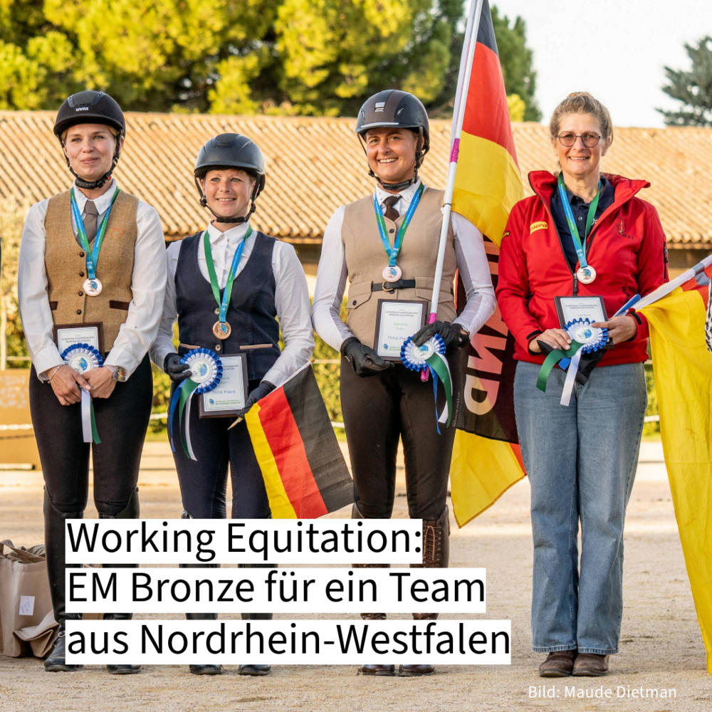 Working Equitation: EM-Bronze für ein Team aus NRW