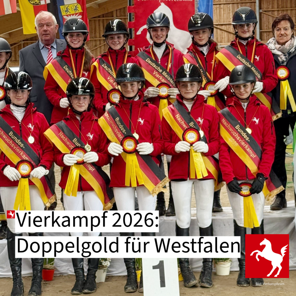 Vierkampf 2026: Doppelgold für das Westfalenteam Vierkampf 2026: Doppelgold für das Westfalenteam