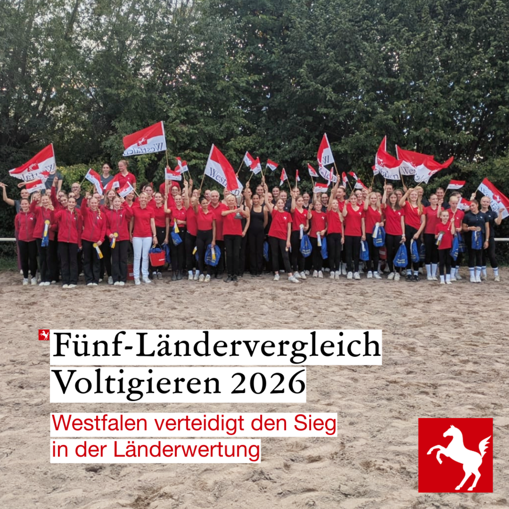 Westfalen hat den Fünf-Ländervergleichswettkampf 2026 gewonnen Westfalen hat den Fünf-Ländervergleichswettkampf 2026 gewonnen