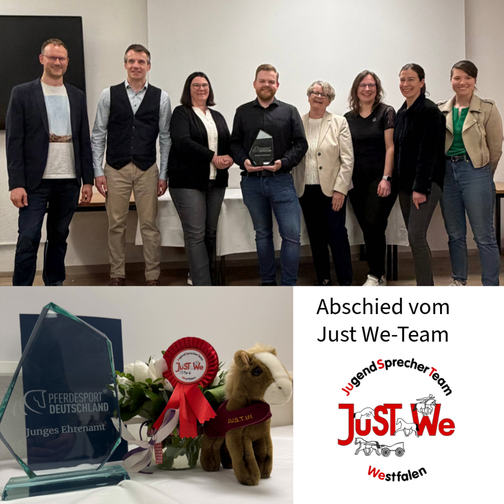 Abschied vom Just We-Team Abschied vom Just We-Team
