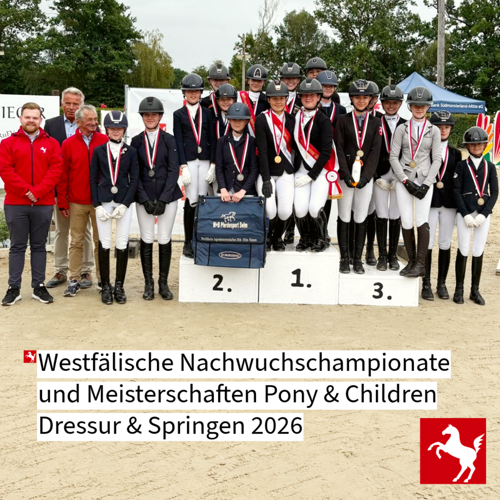Westfälische Nachwuchschampionate und Jugendmeisterschaften 2026 Westfälische Nachwuchschampionate und Jugendmeisterschaften 2026