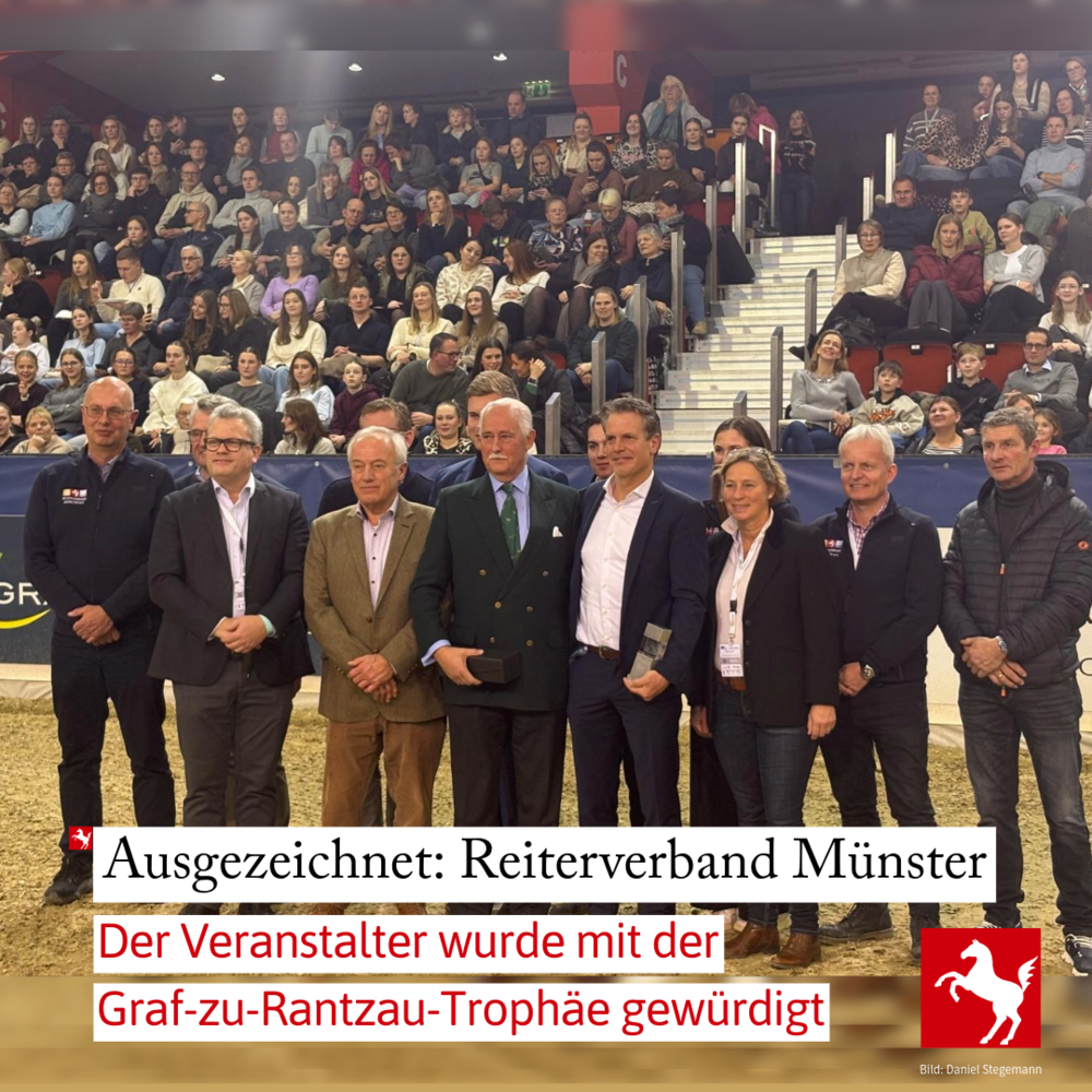 Graf-zu-Rantzau-Trophäe für den Reiterverband Münster Graf-zu-Rantzau-Trophäe für den Reiterverband Münster