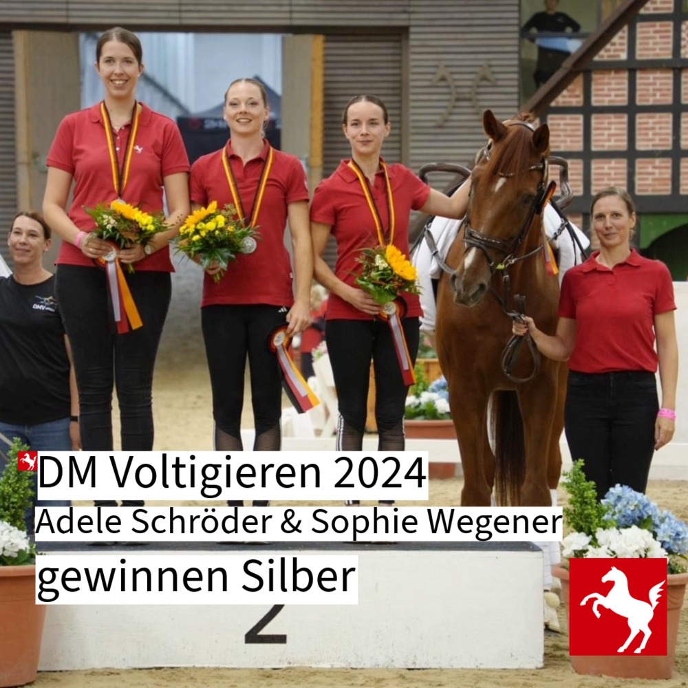 DM Voltigieren 2024: Doppelsilber für Westfalen