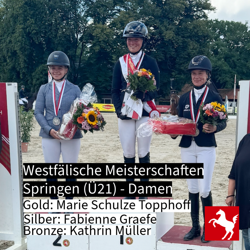 Westfälische Meisterinnen Springen 2024